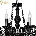 Wedding table centerpieces black chandelier lighting decoration 85576